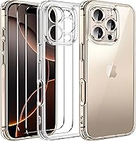 Vista 26 de ivoler Funda Transparente 3 en 1 Diseñada para iPhone Air de 6.5 pulgadas / iPhone 17 Air de 6.5 pulgadas 2025 con Paquete de 2 Protectores