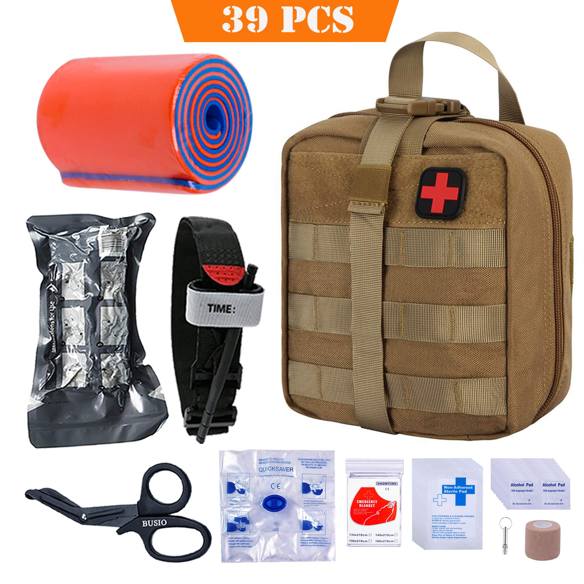 Buy Emergency First Aid KitMOLLE Admin Pouch IFAKWound Dressing Blood