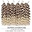 QRHSUKA Curly Crochet Hair GoGo Curl Crochet Hair for Women Ocean Wave Crochet Hair Synthetic Bohemian Crochet Braid Water Wave Crochet hair Extensions (12 inch(Pack of 6), T27/613)