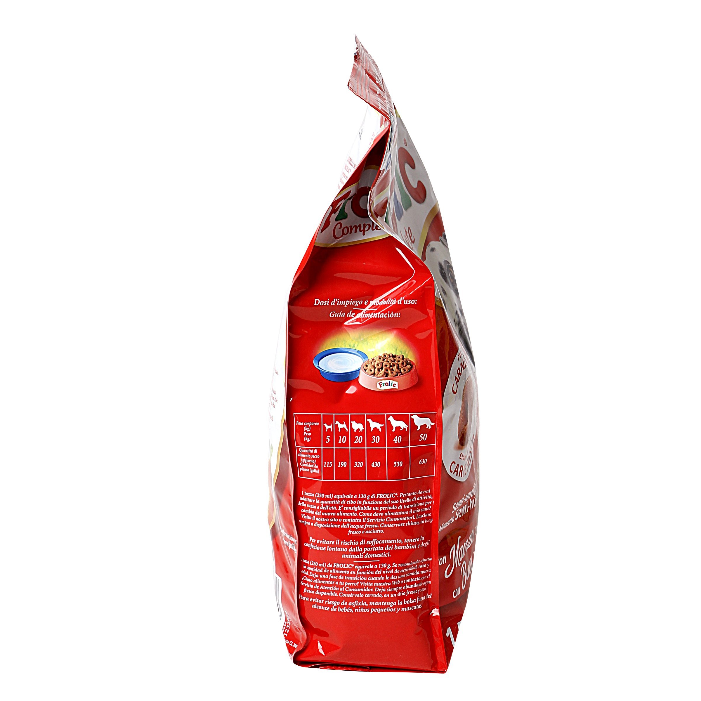 Croquettes Frolic Semi-humide au boelig;uf pour chien adulte 1.5 Kg