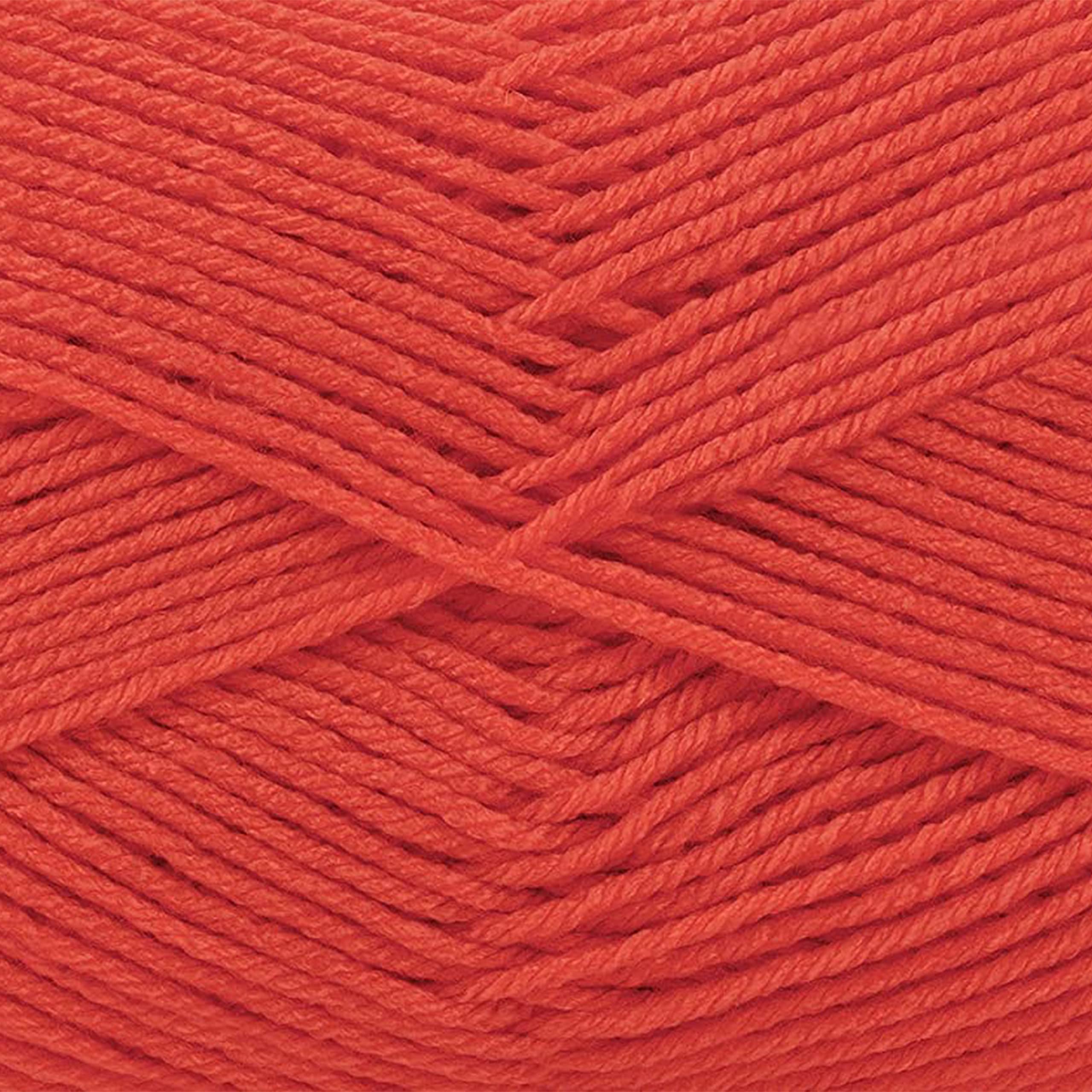Gründl Happy Uni (Filato per Maglieria e Uncinetto con Carattere Simile alla Lana in 100% poliacrilico, Anti-Pilling, 100 g / 250 m, Dimensioni dell'ago: 4-5, 10 x 100 g), Arancione