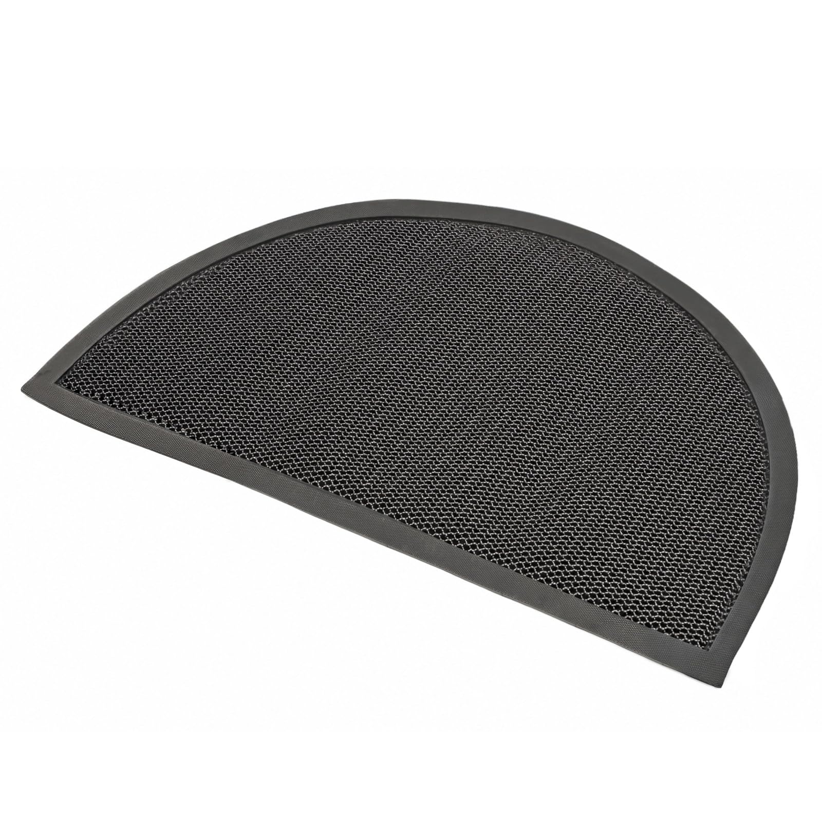ANYVOYAGE Semi-Circle Door Mat – Non-Slip Entrance Floor Rug for Front Door, Bathroom, Kitchen & Home Entryway (Rubber Door Mat: L)