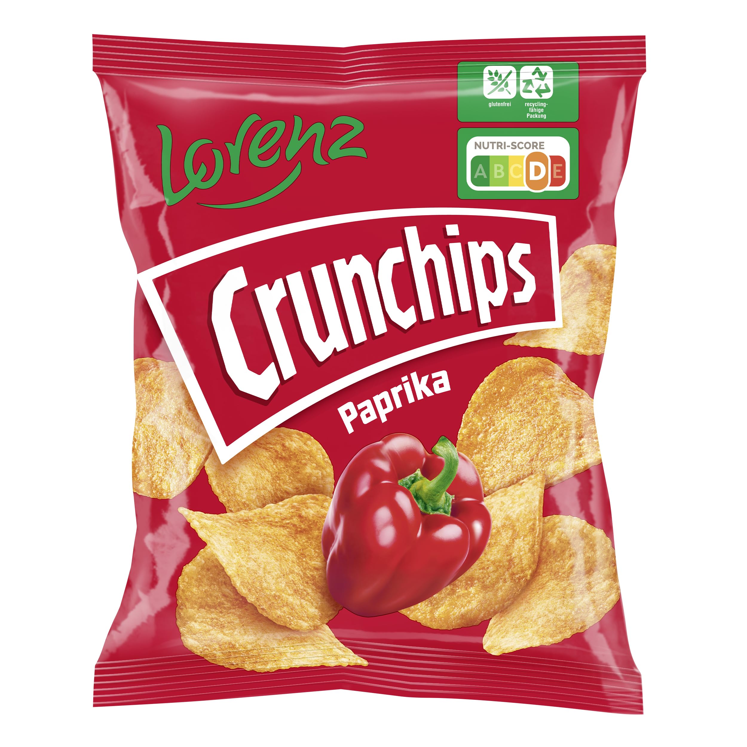 LORENZ | Crunchips Paprika | 20 x 25 g | glutenfrei