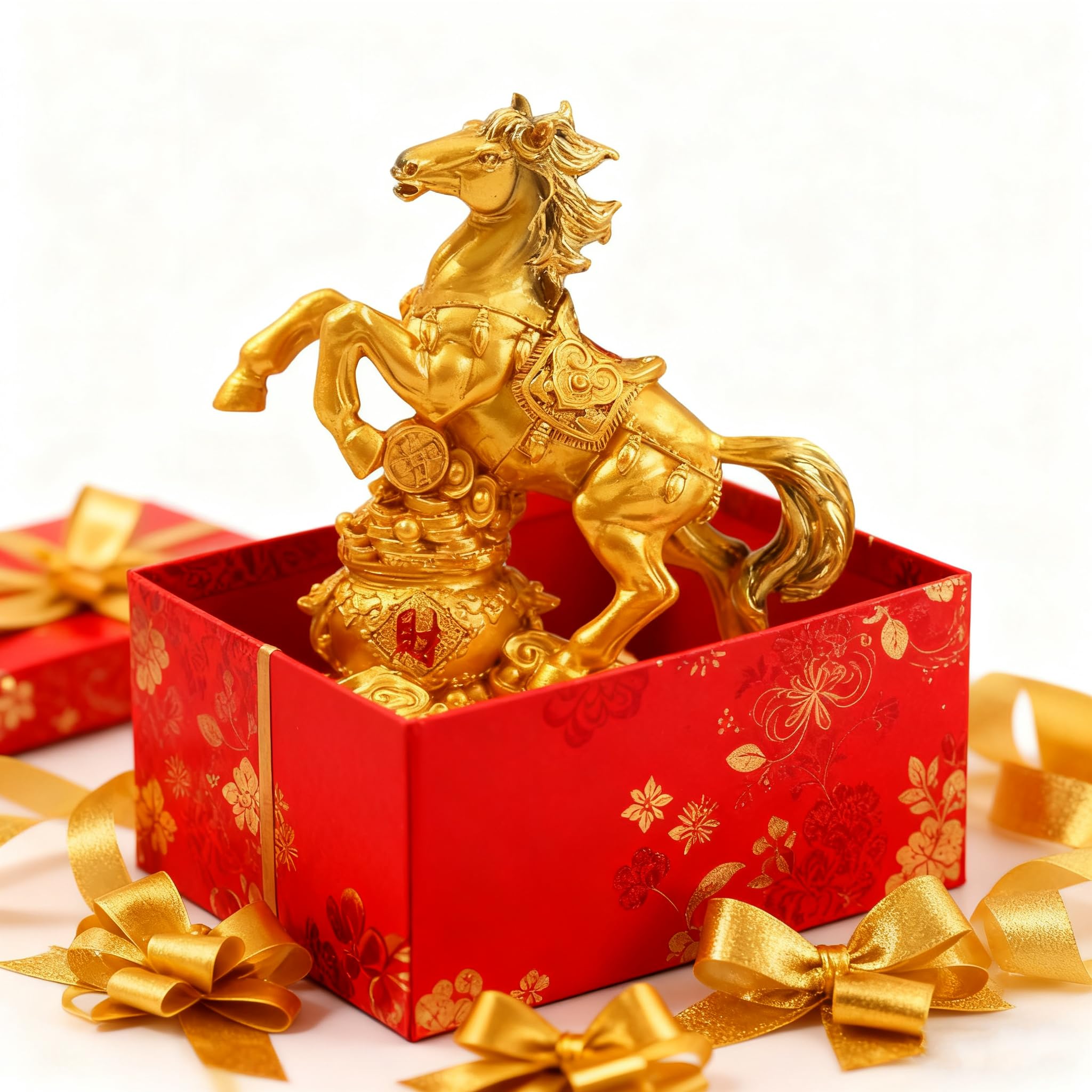 Figurines Collection Année Du Cheval 2026 En Résine - Décoration Nouvel An Chinois, Centres De Table - Styles Variés