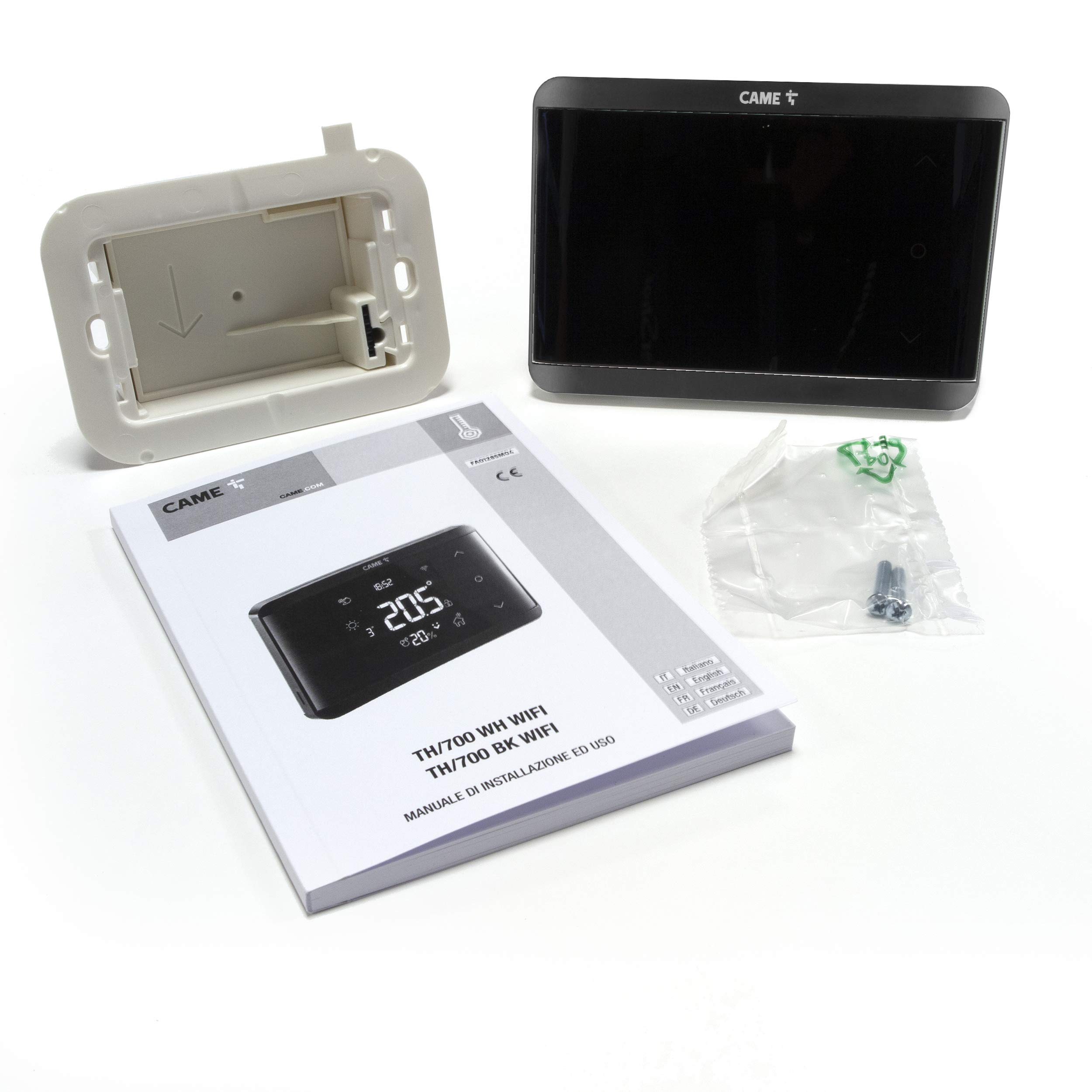 CAME 845AA-0110 TH/700 BK WIFI TERMOSTATO SMART TOUCH COLORE NERO