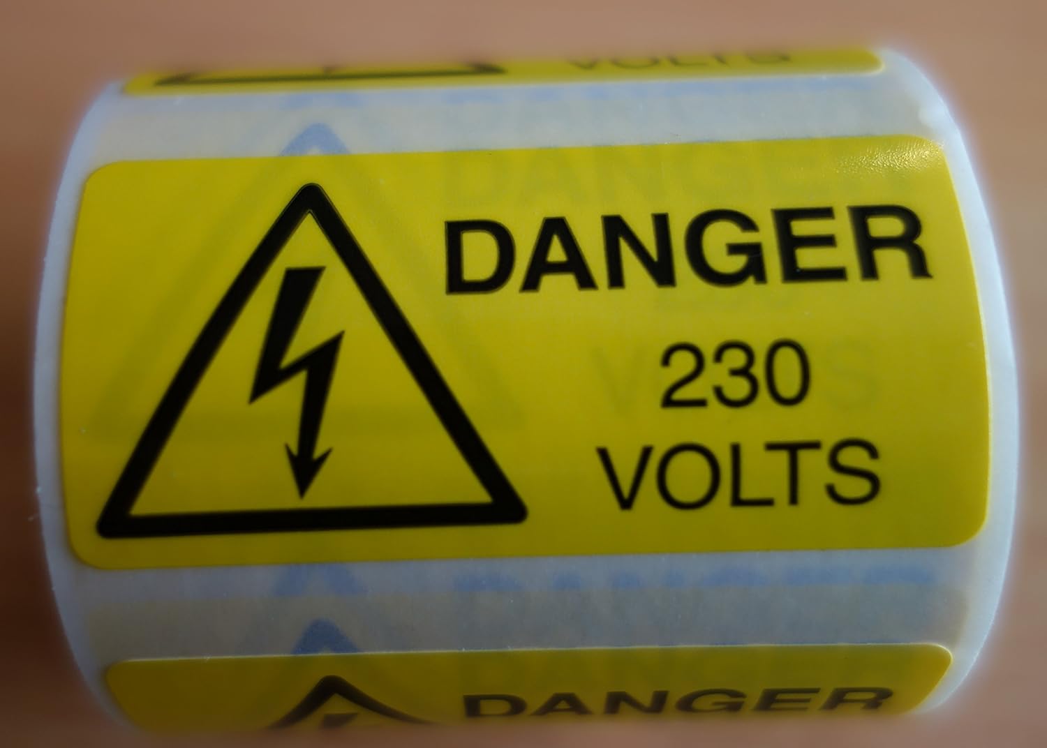 Electrical Safety Warning Stickers - Danger 230V / 415V & Caution BS ...