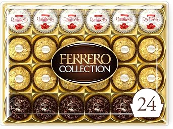 Ferero Rocher Collection Chocolate Pralines Gift Box 24 Pieces 269g, Best gift for any occasion