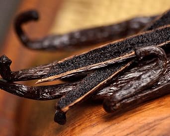 1/4 LB Organic Madagascar Vanilla Beans Whole Grade A Vanilla Pods for Homemade Vanilla Extract and Baking - 4 Ounces