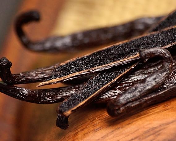 1/4 LB Organic Madagascar Vanilla Beans Whole Grade A Vanilla Pods for Homemade Vanilla Extract and Baking - 4 Ounces