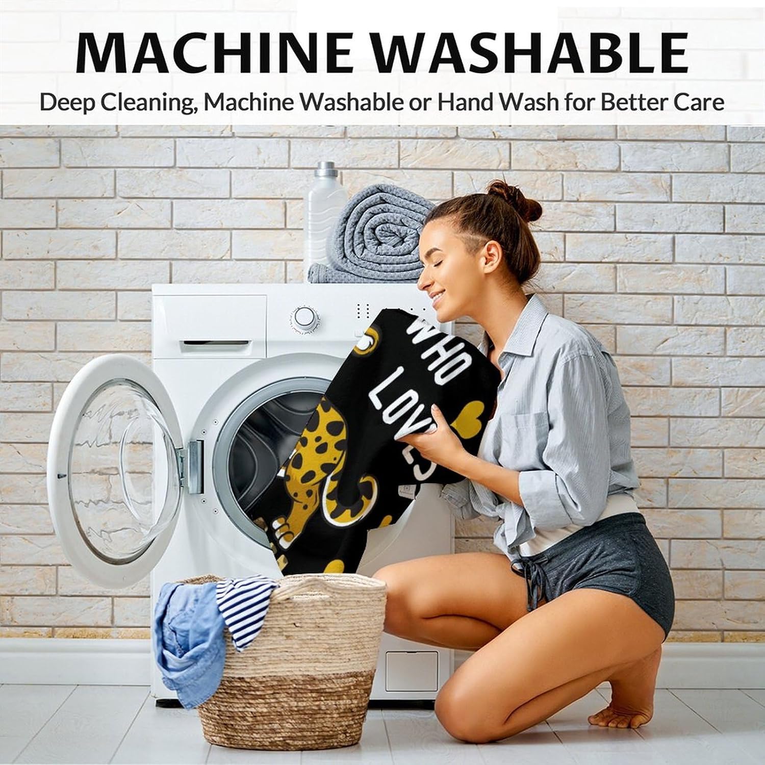 Custom Cheetah Blanket with Name for Kids, Adults - Soft, Fuzzy & Cozy - 40"x50" Small Size Throw Blankets for Couch, Office - Black Cute Warm Throws Gifts