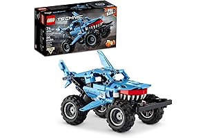 Technic Monster Jam Grave Digger Lego - DIY Shark Truck to Race Car