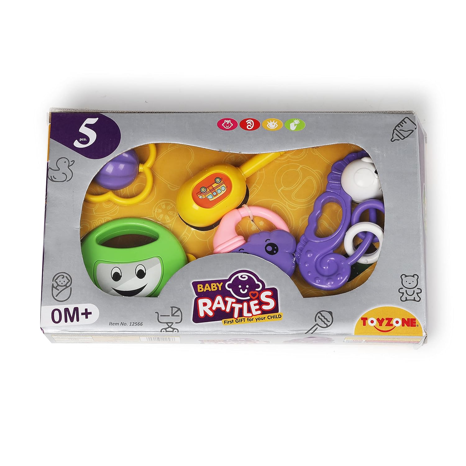 Buy Toyzone Baby Rattles Colorful Rattles for Little Babies Cute