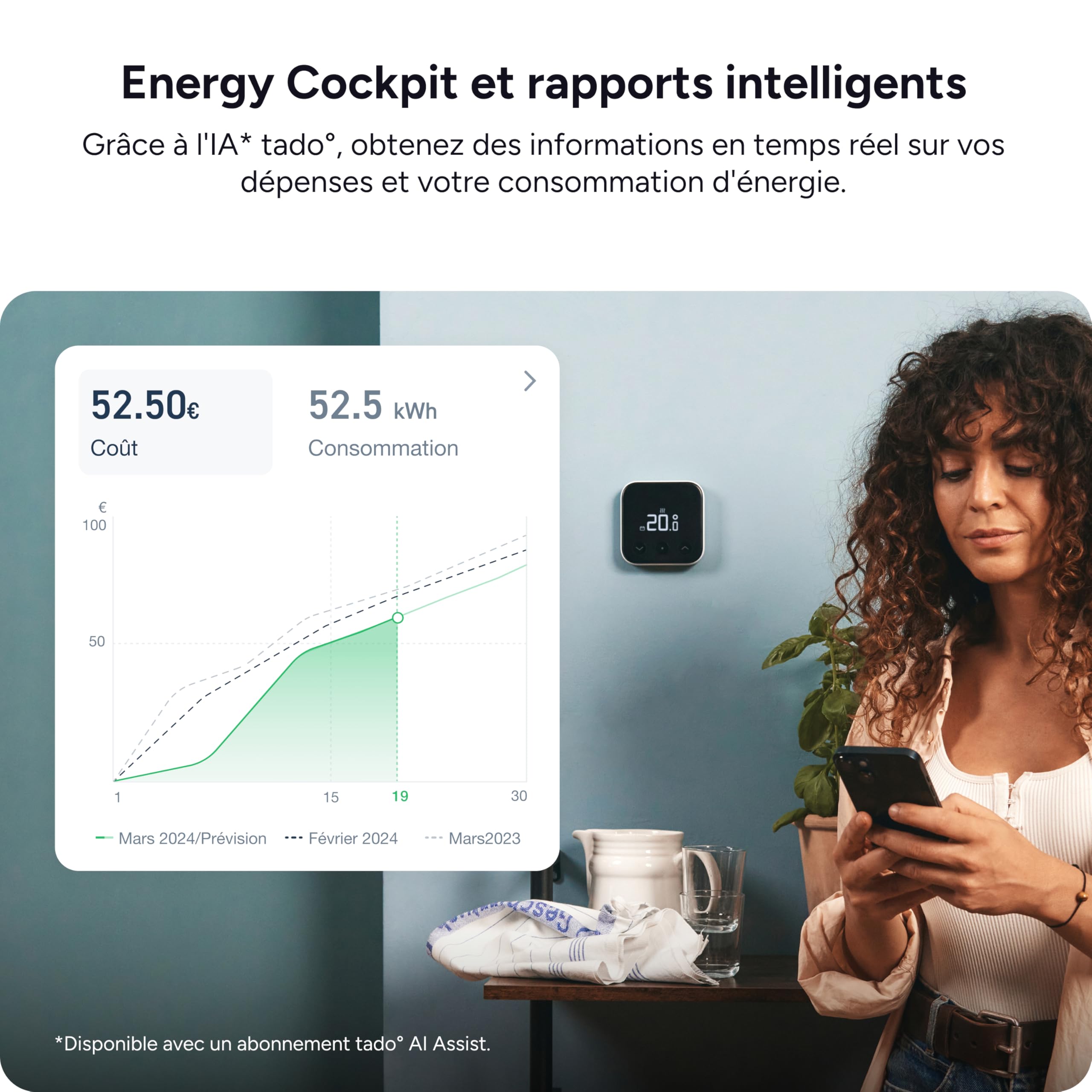 tado° Bridge X, Thread Border Router et amplificateur de signal pour tado° X et d’autres appareils Thread dans le réseau smart home, pas compatible avec V3+ ou une version supérieure