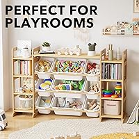 Vista 3 de SpaceAid Organizador Grande de Almacenamiento de Juguetes 9 Estantes 9 Contenedores, Organizadores de Juguetes Estantería de Almacenamiento, Estante