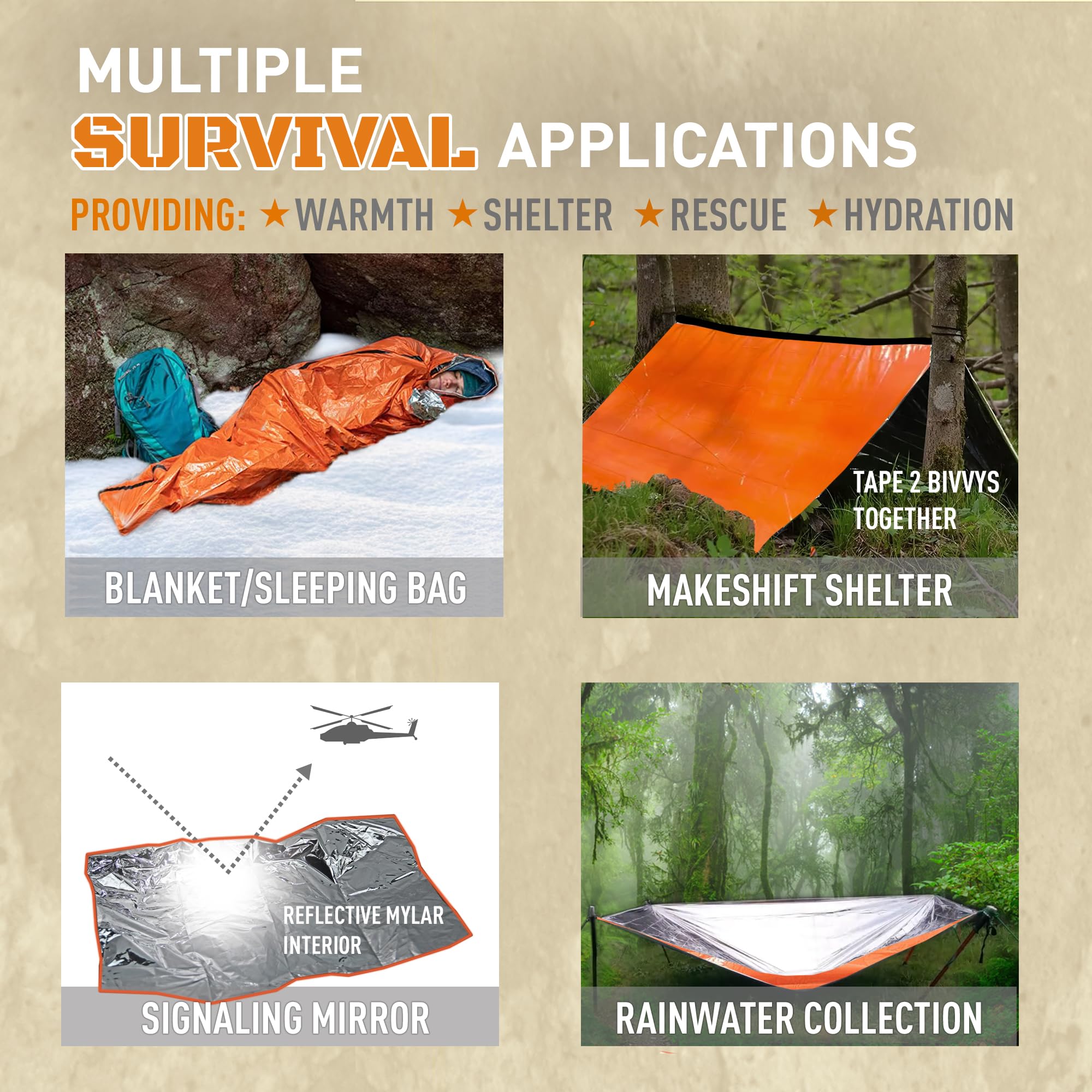 Monterra Emergency Survival Bivvy Sleeping Bag