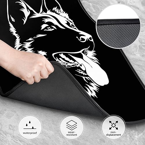 Miniatura 9 de NiuKom Frog Shadow on The Leaf - Juego de alfombrillas delanteras y traseras para automóvil, juego completo de 4 alfombrillas de goma