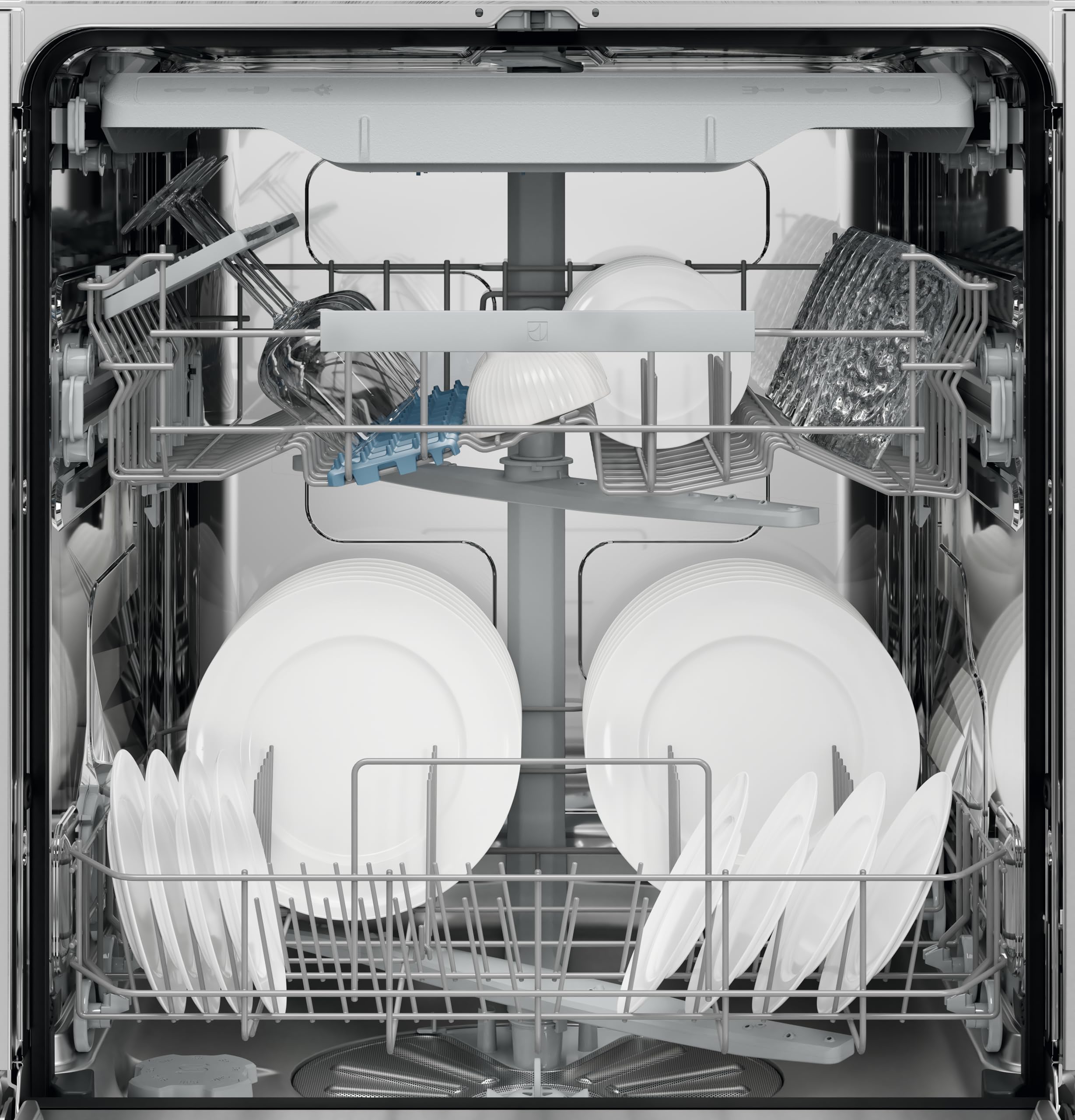 Electrolux Tecnología AirDry integrada E62LB100S 600. capacidad total de cubiertos estándar (Eco) 13