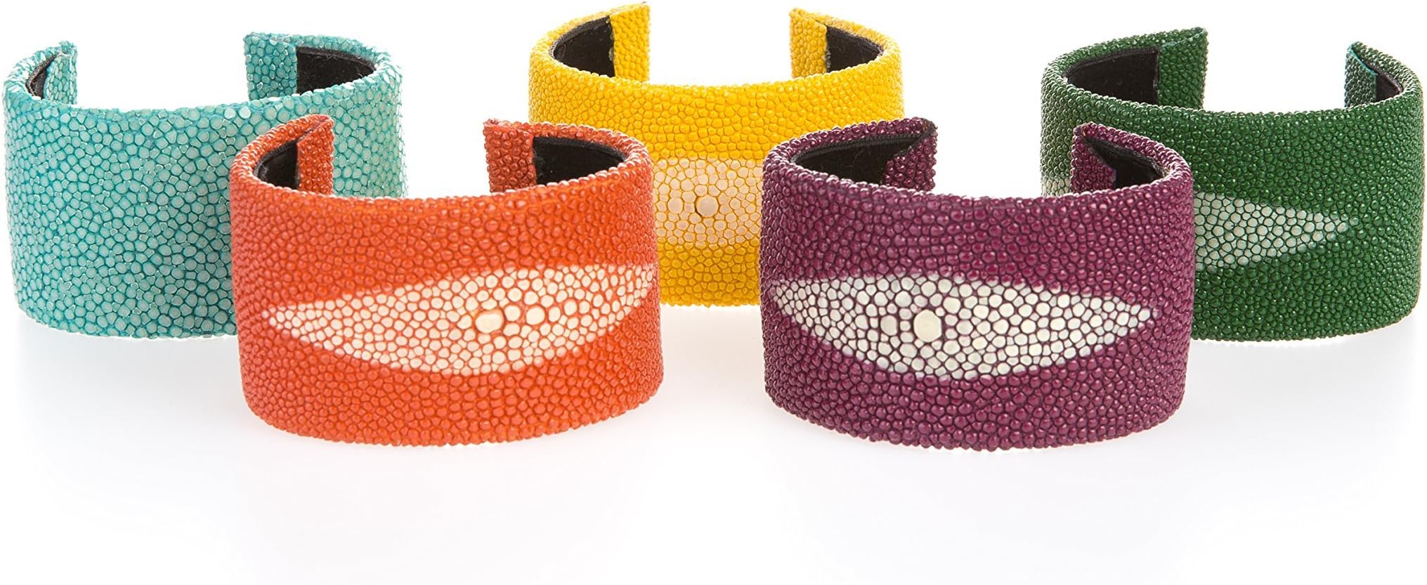 Gorgeous Genuine Stingray Cuff Bracelets! Choose your color - contact seller for details.