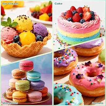 Natural Food Coloring Gel - 16 Colors Plant Based Dye Free