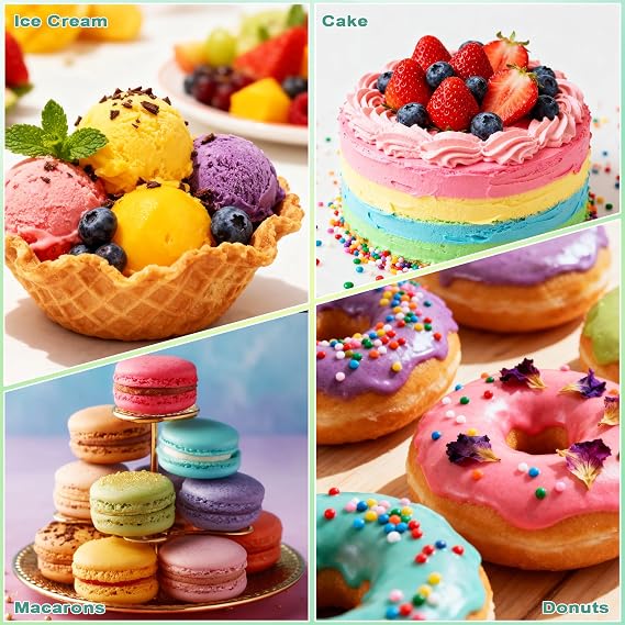 Natural Food Coloring Gel - 16 Colors Plant Based Dye Free