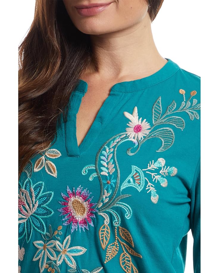 Johnny Was Split Jersey Tee - Edwin - #4 of 5