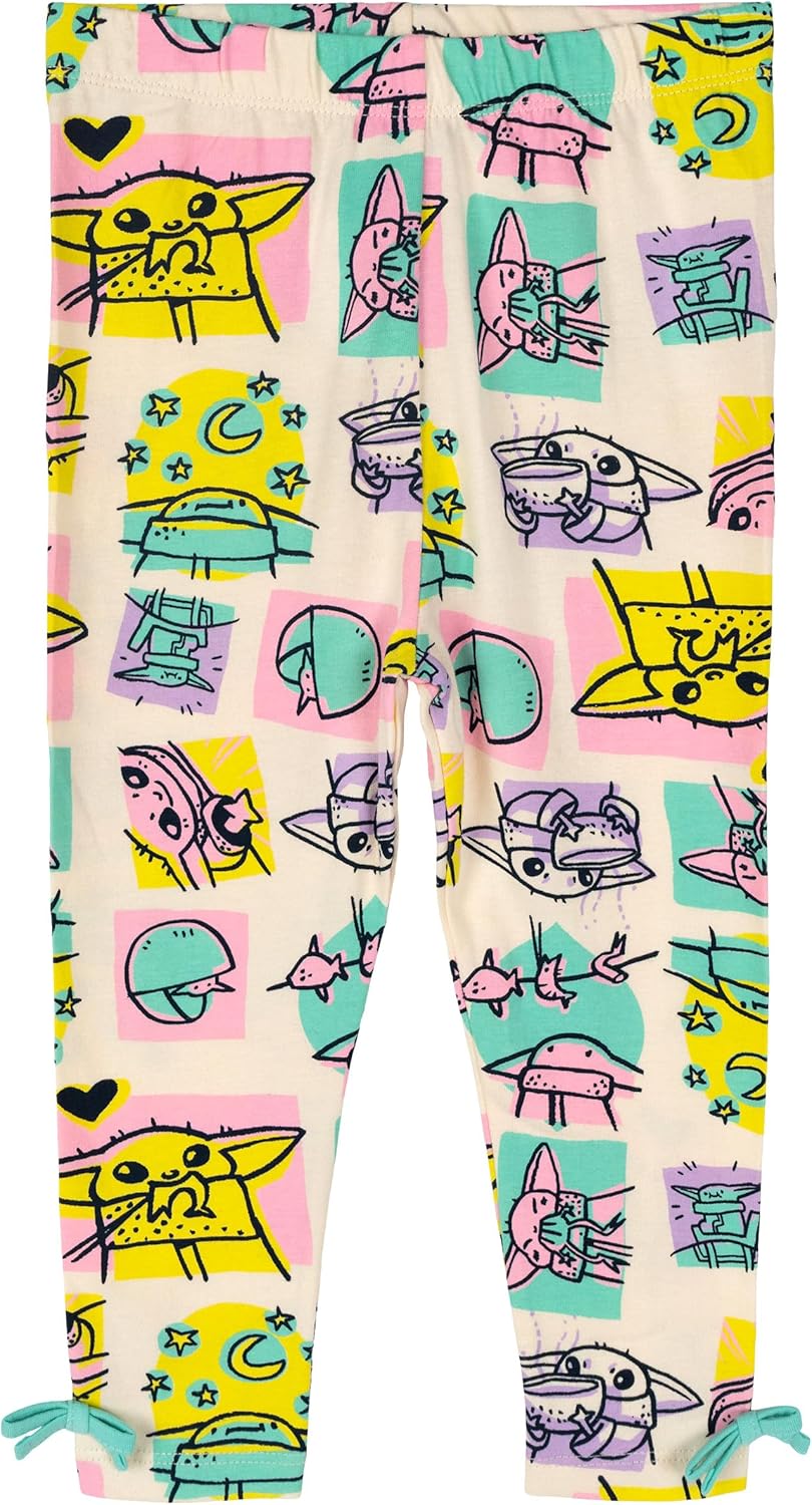 STAR WARS The Mandalorian Grogu T-Shirt and Leggings Outfit Set Infant to Big Kid Sizes (12 Months - 14-16) - Image 3