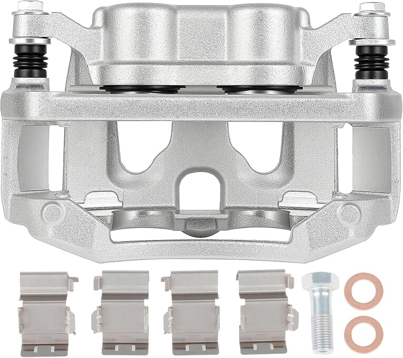 Pinça de freio a disco traseira direita SCITOO com suporte para Ford F-250 e F-350 Super Duty – 1 unidade