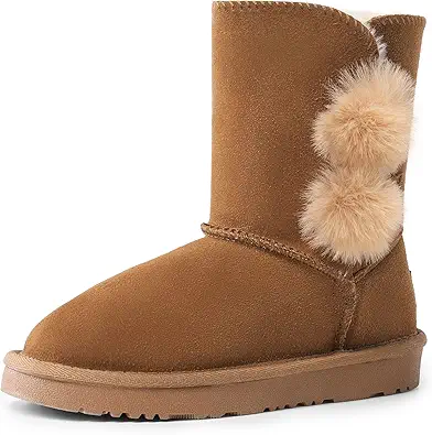 DREAM PAIRS Boys & Girls Toddler/Little Kid/Big Kid Winter Snow Boots