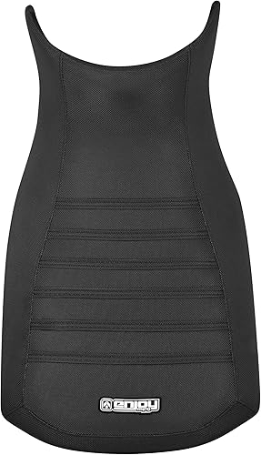 Vista 3 de Enjoy Mfg Funda de asiento compatible con Can Am The 2017-2021 Outlander Max 450 570 650 850 1000 - #292 (todas las costillas negras/negra)