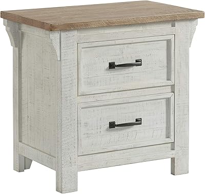 Amazon Com Baxton Studio Nightstands White Cherry Brown Furniture Decor