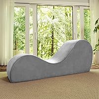 Vista 41 de Avana Elegante tumbona para yoga, para estiramiento, relajación, berenjena.