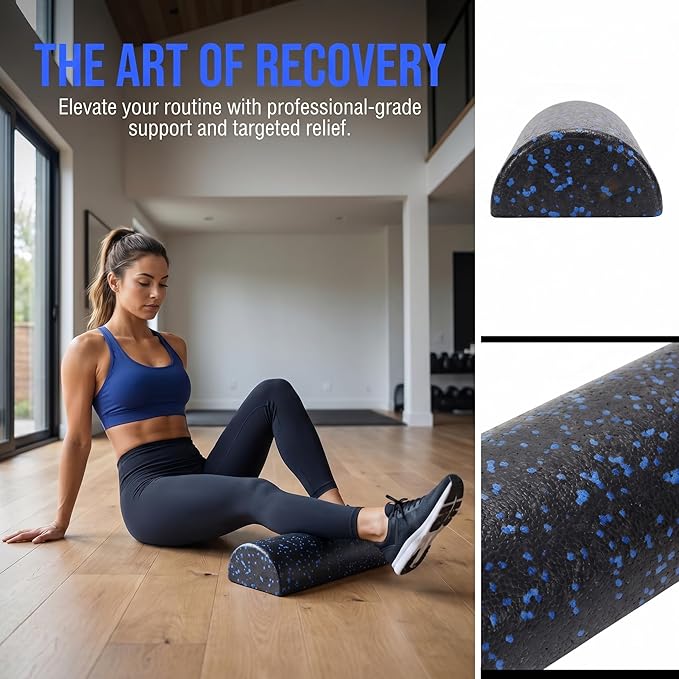 Half Foam Roller para yoga y pilates 30cm miniatura 3
