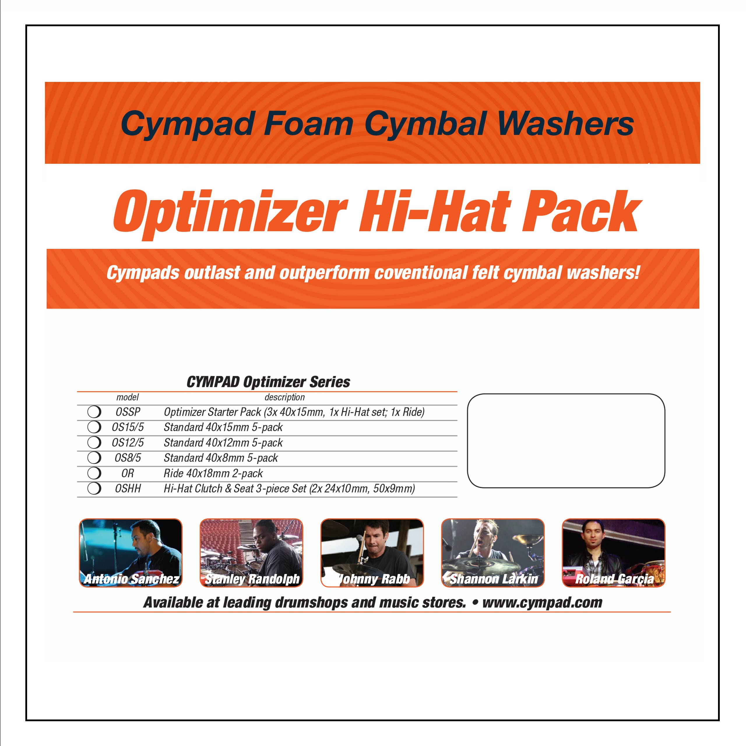 Cymbal Optimizer HiHat Clutch & Seat Set
