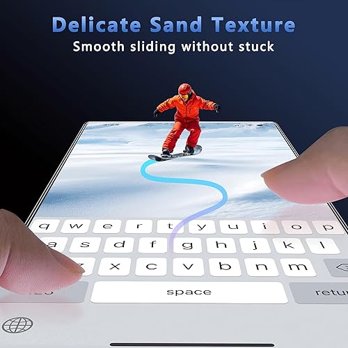 Miniatura 5 de YWXTW Paquete de 2 protectores de pantalla mate para Samsung Galaxy S26 Ultra + 1 juego de protectores de lente de cámara, [suave como la seda]