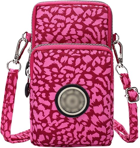 Miniatura 8 de ZGMYC Bolsa de 3 capas para teléfono celular, bolso de pulsera impermeable deportivo para el hombro, cartera