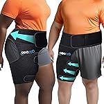 5 in 1 Hip Brace for Women Men Sciatica Pain Relief Devices - Adjustable Groin, Hip Flexor Compression Wrap for Comfortable Thigh, Hamstring & Sciatic Nerve Support, Improved Mobility & Recovery
