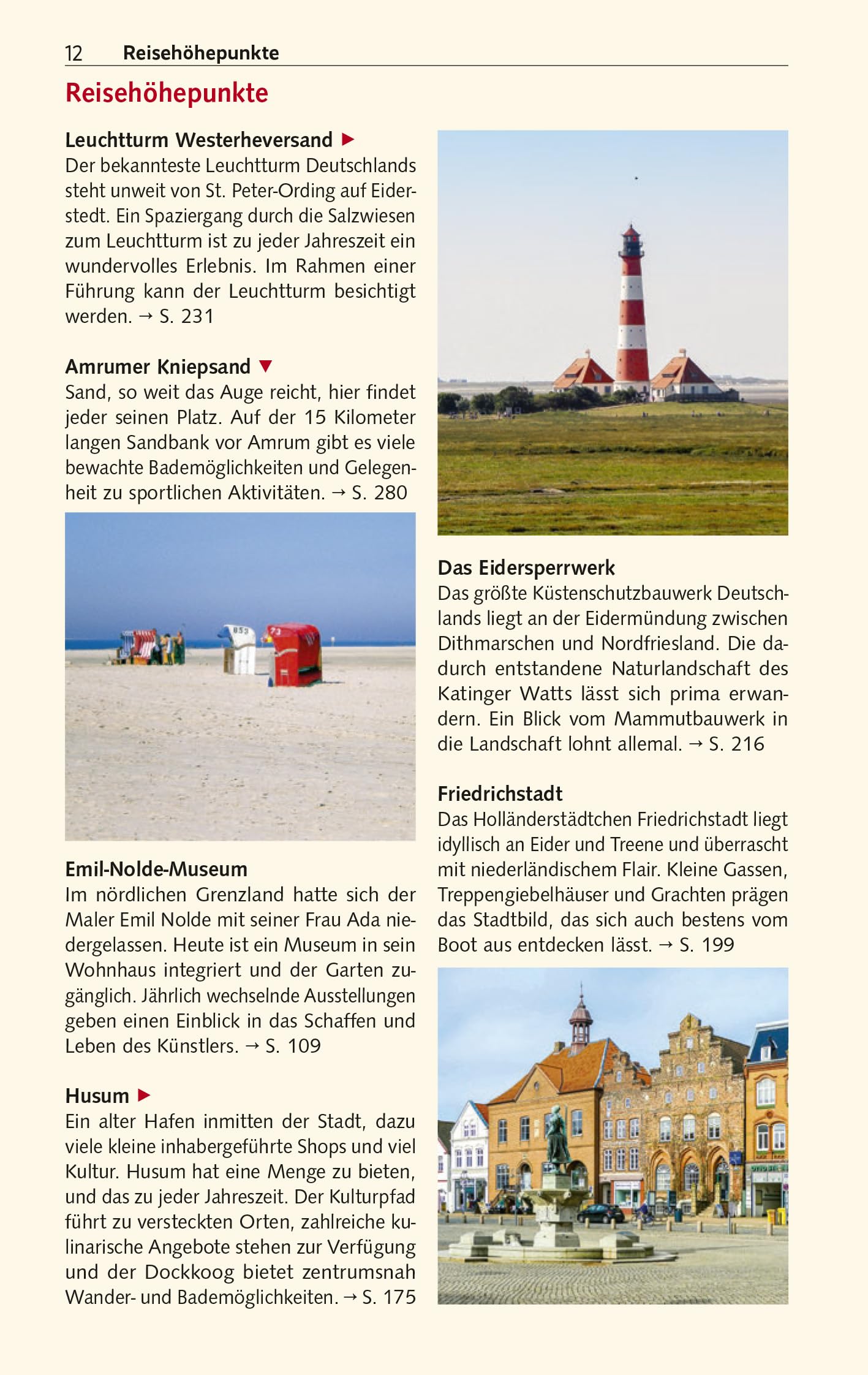 TRESCHER Reiseführer Nordfriesland: Sylt, Amrum, Föhr, Halligen, Husum, St. Peter-Ording, Eiderstedt und Hinterland. Mit Wanderungen und Radtouren