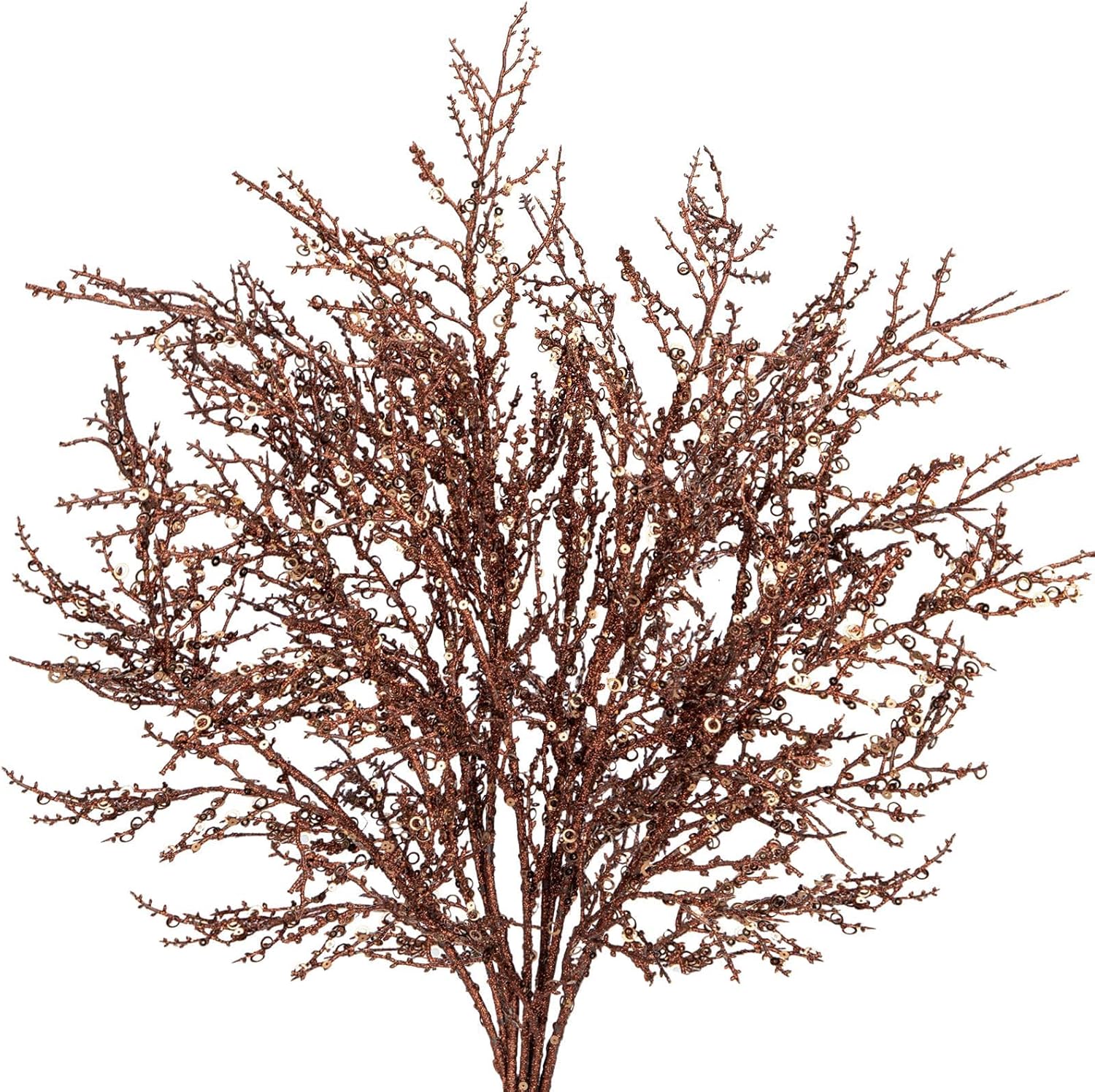 30.7″ Christmas Brown Glitter Stems, 5Pcs Artificial Spray Leaf Picks Long Branches for Christmas Tree DIY Xmas Wreath Garland Arrangment Vase Bouquets Table Centerpieces Decoration Home Decor 30.7″ Christmas Brown Glitter Stems, 5Pcs Artificial Spray Leaf Picks Long Branches for Christmas Tree DIY Xmas Wreath Garland Arrangment Vase Bouquets Table Centerpieces Decoration Home Decor