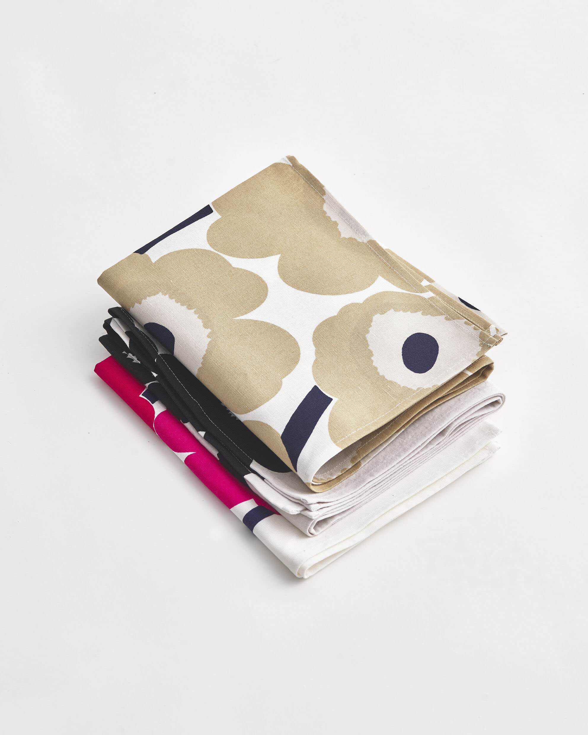 Marimekko - Geschirrtücher, Küchentücher, Trockentücher - Pieni Unikko - Beige-Off-White - 2er Set