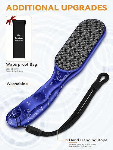 Miniatura 3 de Lima de pie de nano vidrio, removedor de callos para pies, depurador en la ducha, herramientas de pedicura, limpiador de pies para piel dura muerta,