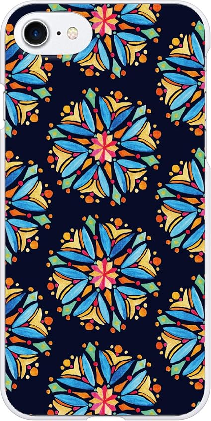 Amazon Ruuu Galaxy A53 5g Sc 53c Scg15 ハード スマートフォン スマホ ケース カバー 水彩 エスニック 模様 アジアンテイスト カラフル きれい 可愛い おしゃれ かわいい ユニーク 個性的 かっこいい 水玉 ドット アラベスク模様 花 花柄 ポップ 大人 可愛い