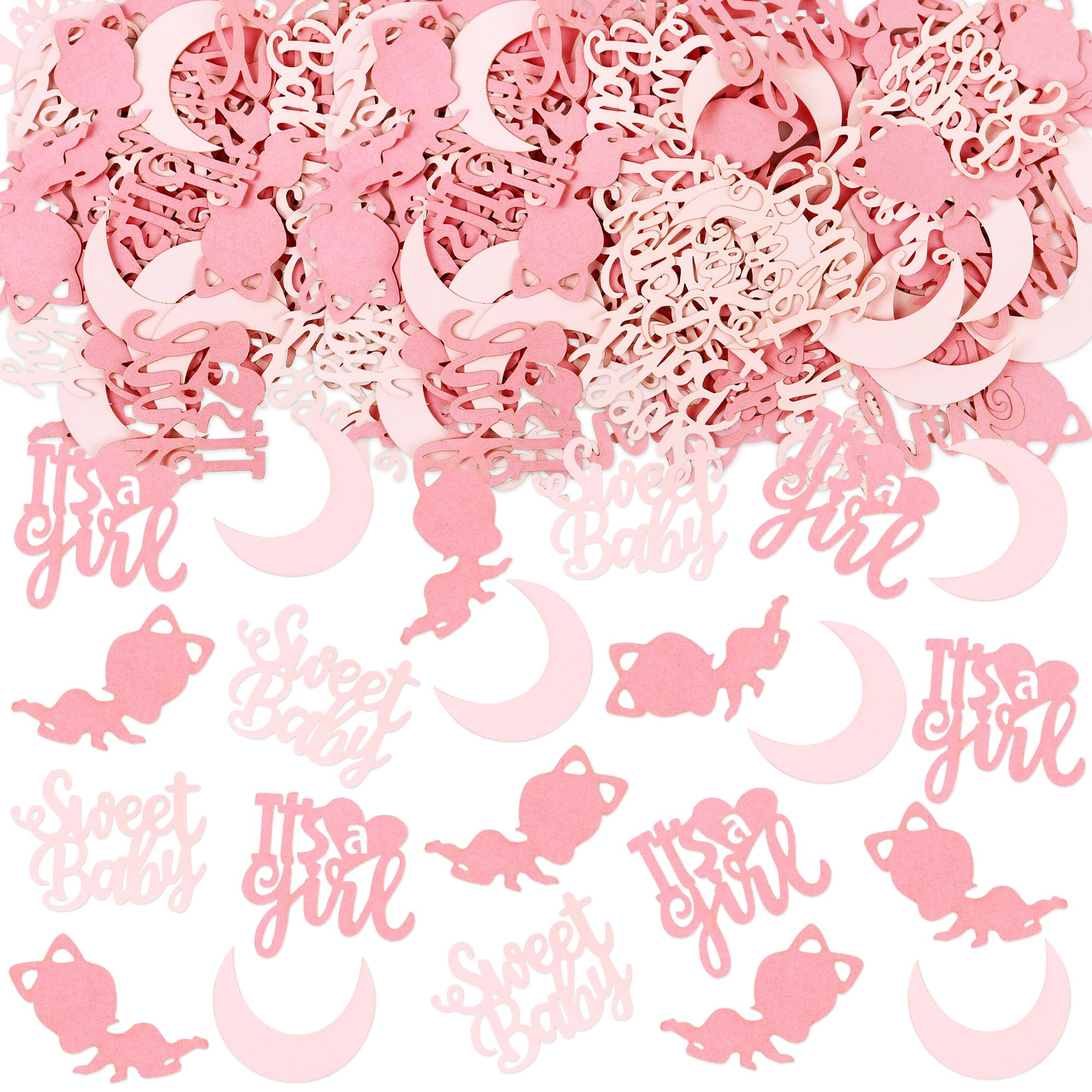 Comprar Confeti Baby Shower Girl Rosa Por Solo 2,75 €. Envio 24h