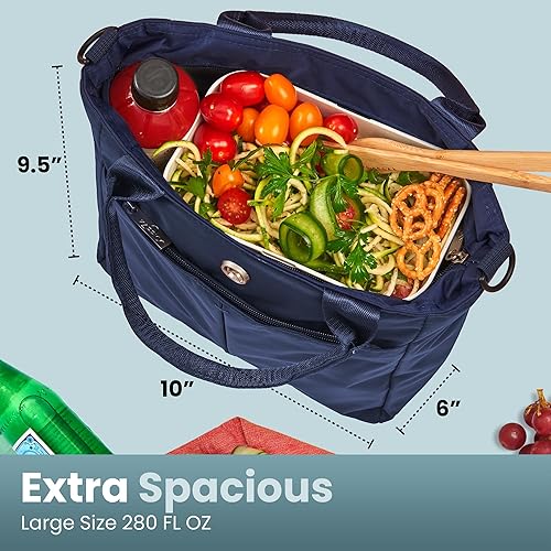 Miniatura 2 de Lonchera deportiva  Lonchera aislada de alta calidad con interior forrado libre de BPA y capacidad media. Lonchera duradera segura para contacto con