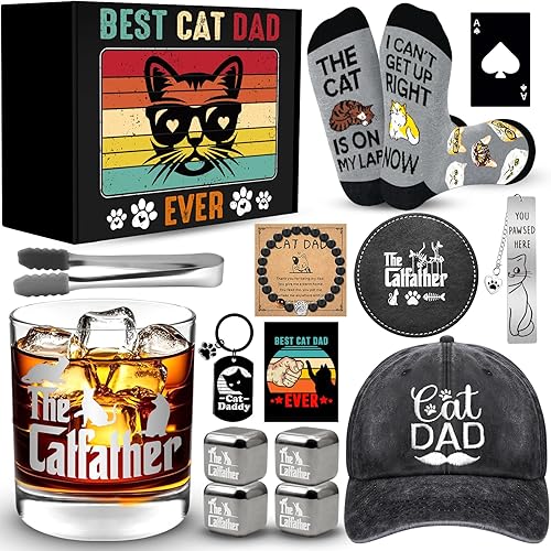 15 Pieces Cat Dad - Cat Gifts For Him