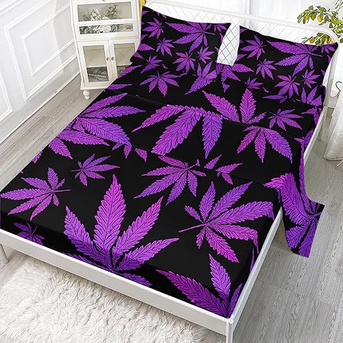 Miniatura 9 de Axolotl Juego de sábanas de gatos de dibujos animados para niños, tamaño Queen, juego de ropa de cama de 4 piezas con diseño de gato Kawaii con 1