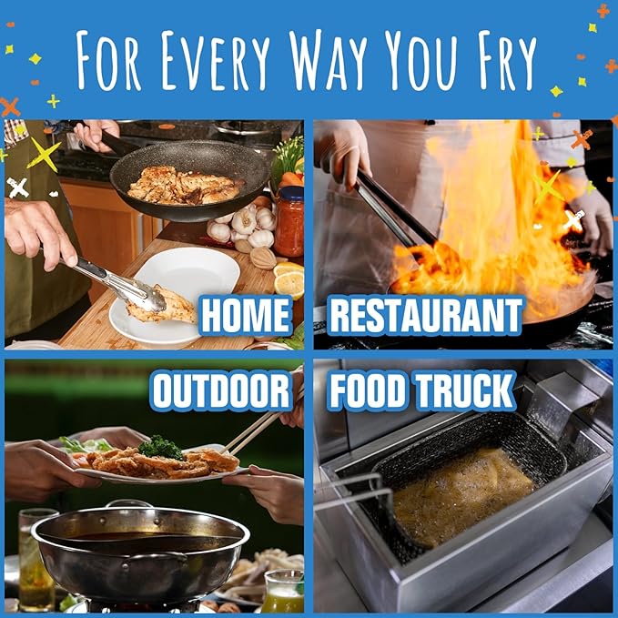 FryAway Super Fry Polvo Solidificador de Aceite de Cocina, Bolsa Resellable con Cuchara miniatura 3