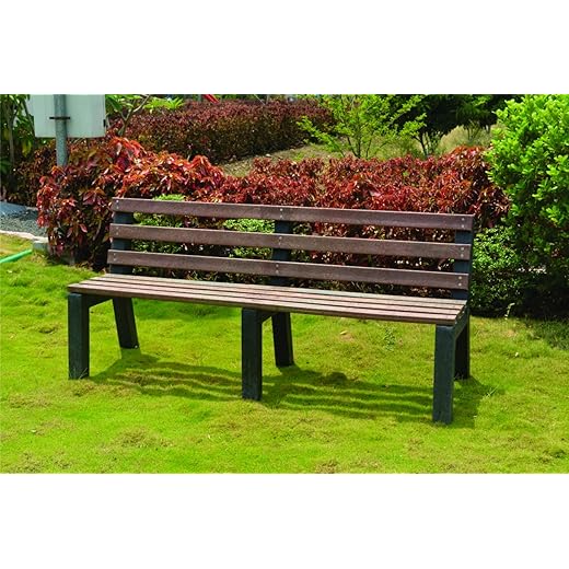 Garden Bench with Backrest