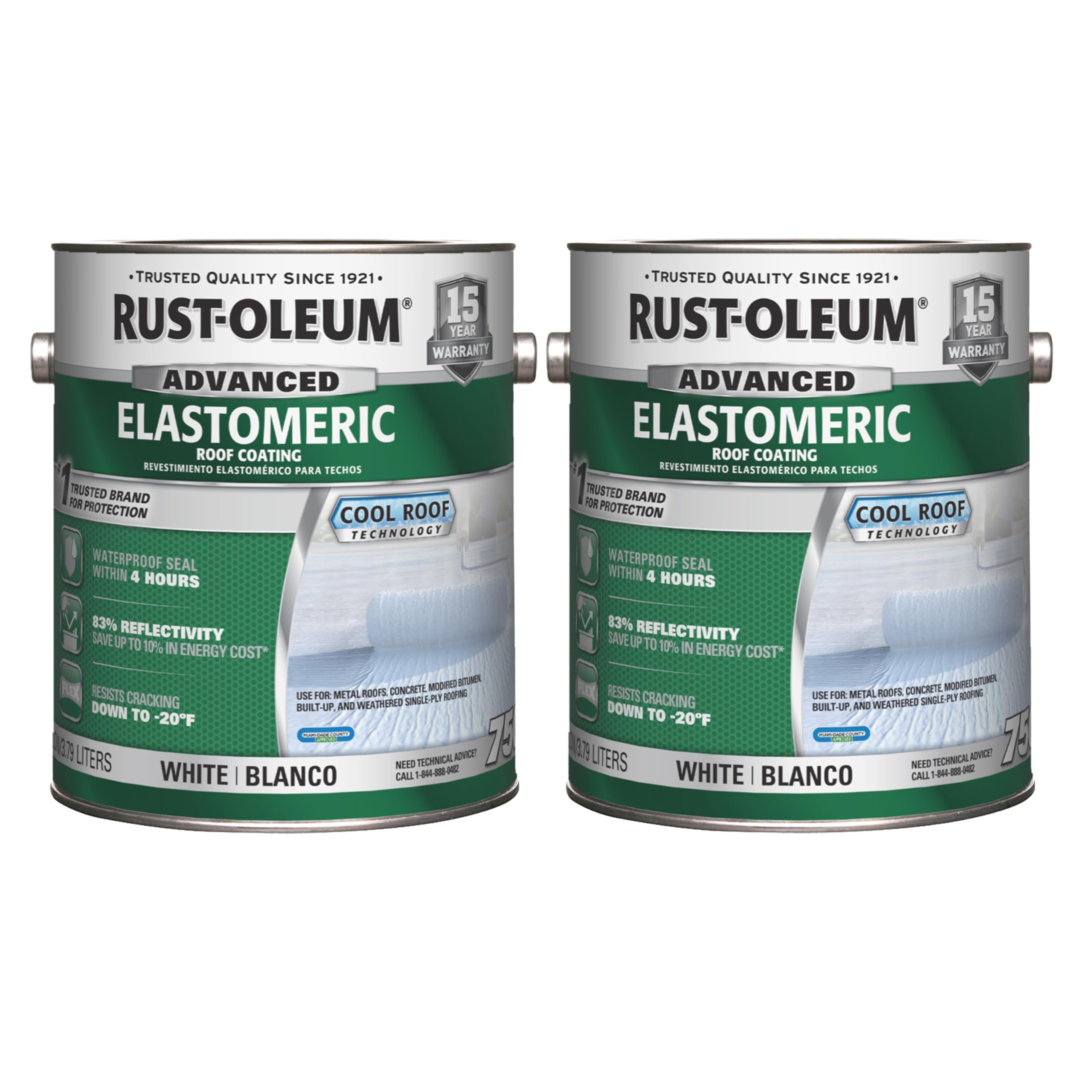 Rust-Oleum 750 Elastomeric Roof Coating (2 Pack)