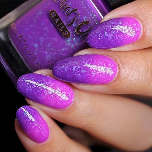 Whats Up Nails - Temperamental Iris Thermal Nail Polish Purple