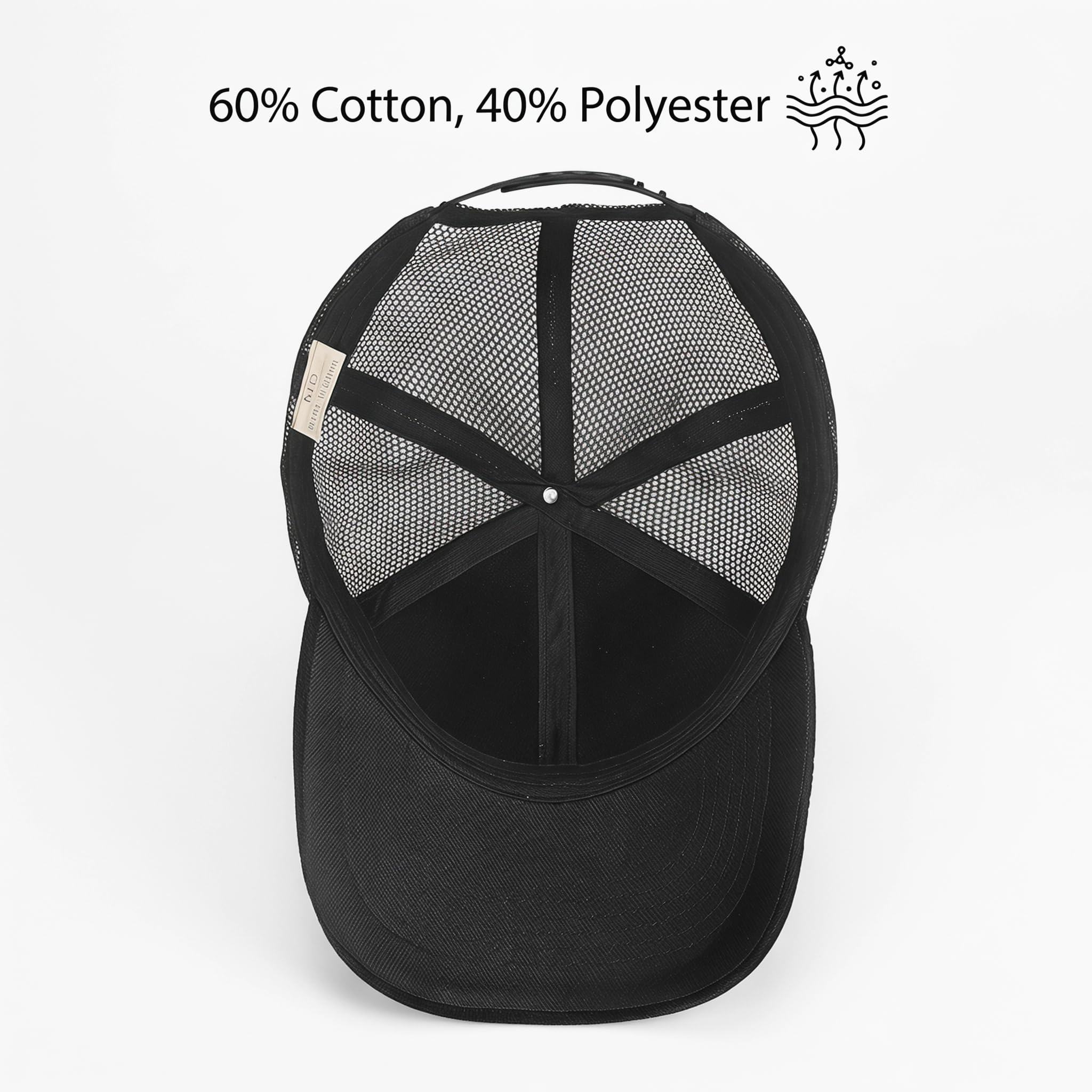 Papa Gifts, Papa Hats for Men Fathers Day Embroidered Letters Adjustable Baseball Cap Black